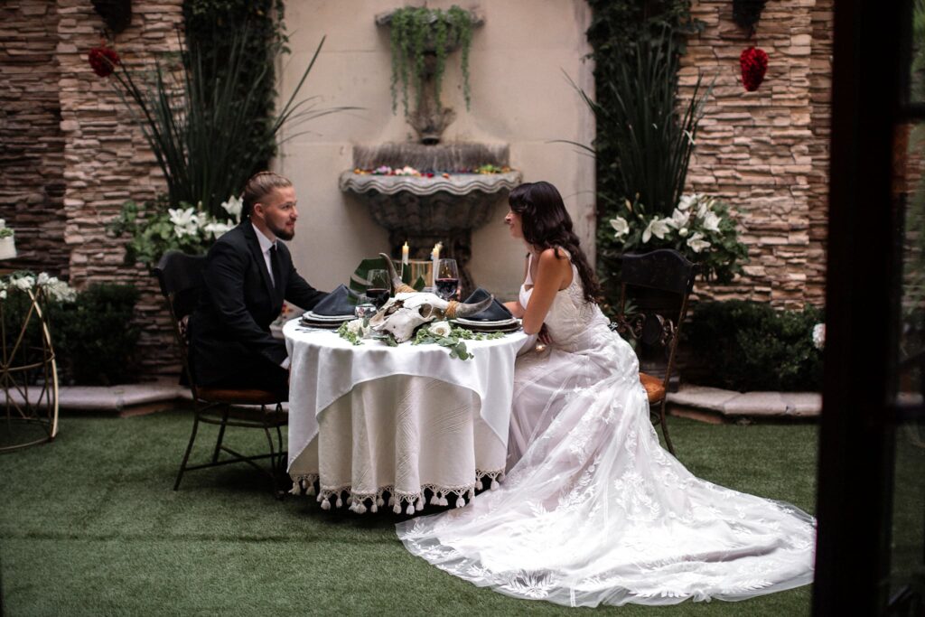 Casa Grande wedding Table setting